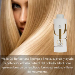 Shampoo Oil Reflections Iluminacion 1L Wella - Zafirus