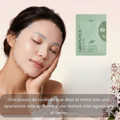 Máscara Facial Green Tea Humectante 1u Coony - Zafirus