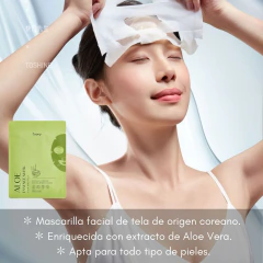 Máscara Facial Aloe Vera Calmante Hidratante 1u Coony - tienda online