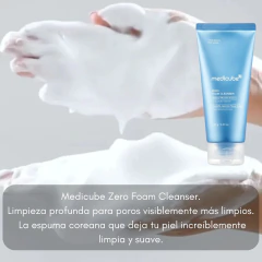 Zero Foam Cleanser Jabón Espuma Facial 120ml Medicube - Zafirus