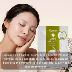 Máscara Facial Baba Caracol Humectante Coony - tienda online