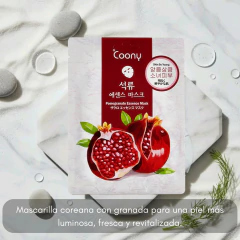 Máscara Facial Granada Hidrata Antioxidante 1u Coony - Zafirus
