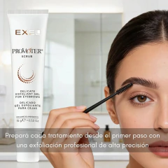 Promoter Gel Exfoliante Delicado Cejas Liposomas 15g Exel - Zafirus