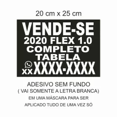 Adesivo Vende-se Veículo - comprar online