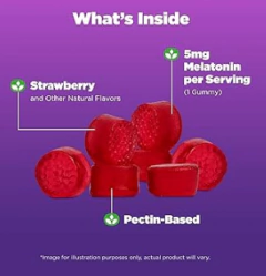 Melatonina Natrol 10 mg 90 unidades - 90 gummies sabor morango na internet