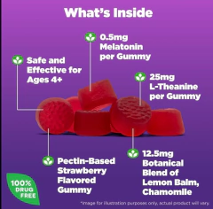 Melatonina Natrol 10 mg 90 unidades - 90 gummies sabor morango - Tererê Importados