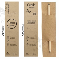 Lapiz Plantable Grabados + Packaging blister personalizado. en internet