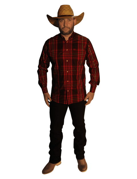 Camisa Masculina Rodeo Way Xadrez - Newestern