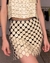 SKIRT CREAM ROSE >reversible< - MuchA brand