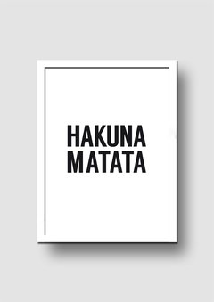 Cuadro Hakuna Matata - Memorabilia