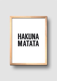 Cuadro Hakuna Matata - comprar online