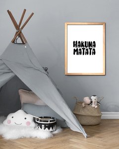 Cuadro Hakuna Matata Kids