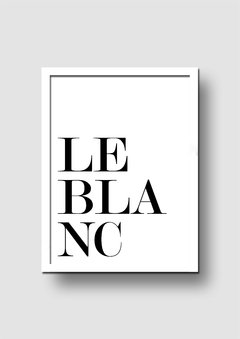 Cuadro Le Blanc - Memorabilia