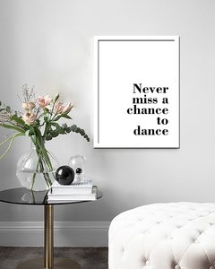 Cuadro Dance Quote