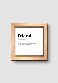 Cuadro Friend Significado - tienda online