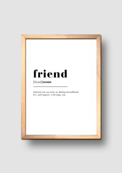 Cuadro Friend Significado - comprar online