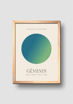 Cuadro Signos Aura Geminis - comprar online