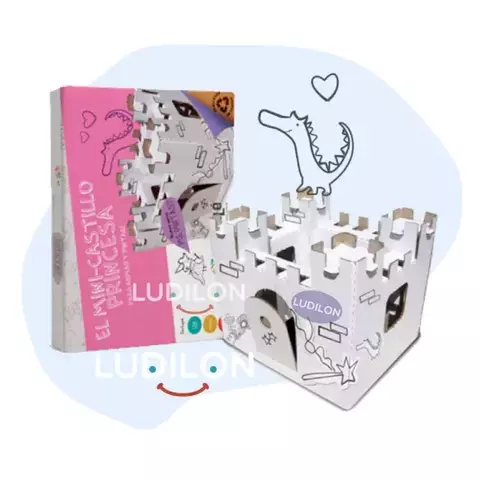 Castillo de Princesa - para Pintar + Stickers + Lápices de Colores