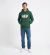 Hoodie TOWN verde