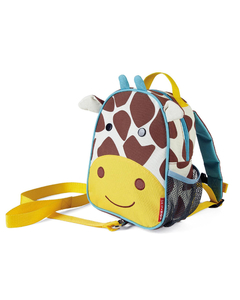 Mochila Com Guia De Segurança Girafa Linha Zoo - Skip Hop