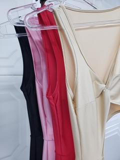 Vestido largo lycra nudo Art 50362 - comprar online
