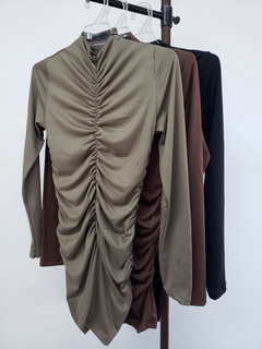Vestido modal soft frunces Art 50423 - comprar online