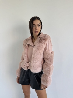 Campera ecocuero c/piel Art 61018 en internet