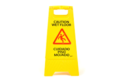 CARTEL DE SEGURIDAD PISO MOJADO - comprar online