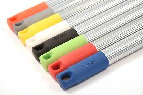 CABO ALUMINIO RANURADO 130 CM - PUÑO COLOR