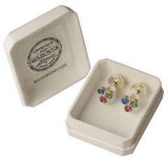 Abridores plata 925 Con Cristal de Swarovski