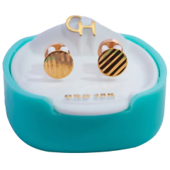 Aro de oro abridor ch modelo facetado Ch 119