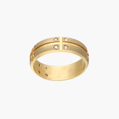 Par alianzas de oro 18 klt Mod Milano