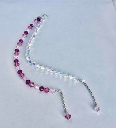 Pulsera De Cristal Swarovsky Y Plata - comprar online