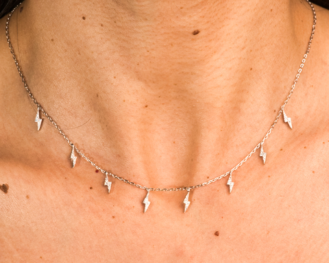 collar de plata