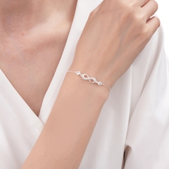Pulsera De Infinito 4mm en Plata 925 - comprar online
