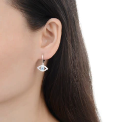 ARGOLLAS DE PLATA CON OJOS COLGANTES en internet