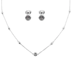 GARGANTILLA CON SUSANOS EN PLATA 925 - comprar online