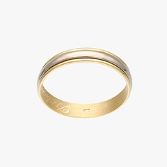 PAR ALIANZAS DE ORO 18 KLT