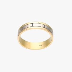 par de alianzas de oro 18 klt