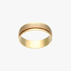Par de alianzas de oro 18 klt
