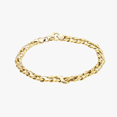 pulsera de oro 18 klt