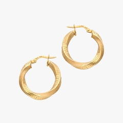 par aros de oro 18 klt