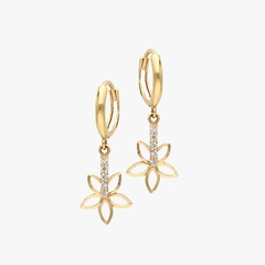 par aros de oro 18 klt