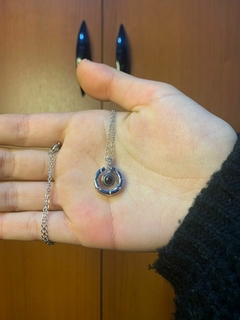 Imagen de Collar Te Amo 100 idiomas+Cajita de regalo