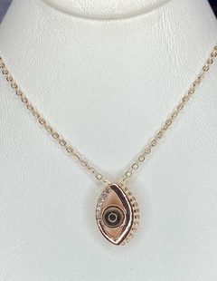 Collar Te Amo 100 Idiomas+ Cajita De Regalo Mod Ojo - comprar online