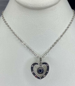 Collar Te Amo 100 Idiomas+cajita De Regalo Corazon - comprar online