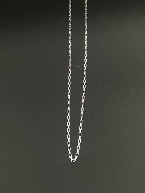 Cadena FOURCET ITALIANA de acero blanco en 60cm