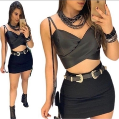 CROPPED TRANSPASSADO COURO na internet