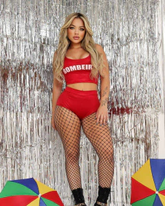 HOT PANTS PERSONAGENS CARNAVAL - DANSALITA FASHION