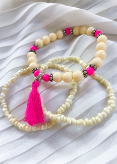 Trio de PomPom Pink